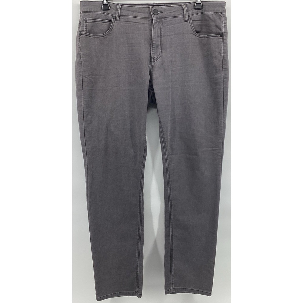 Ezekiel Jeans Mens Sz 38 Black Dark Wash 305 Chopper Slim Straight Soft Denim